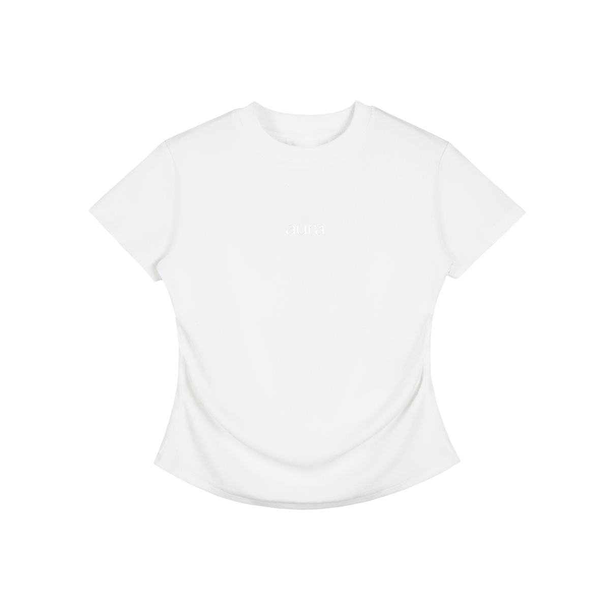 Vintage Washed Bodycon Cotton T-Shirt
