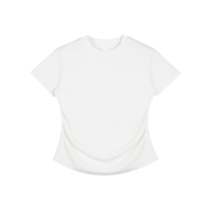 Vintage Washed Bodycon Cotton T-Shirt