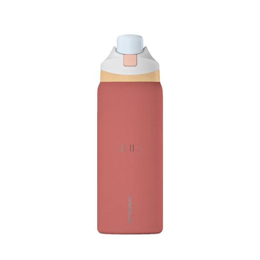 32oz Insulated Water Bottle — Matte Black Oasis, Leak‑Proof Travel Bottle