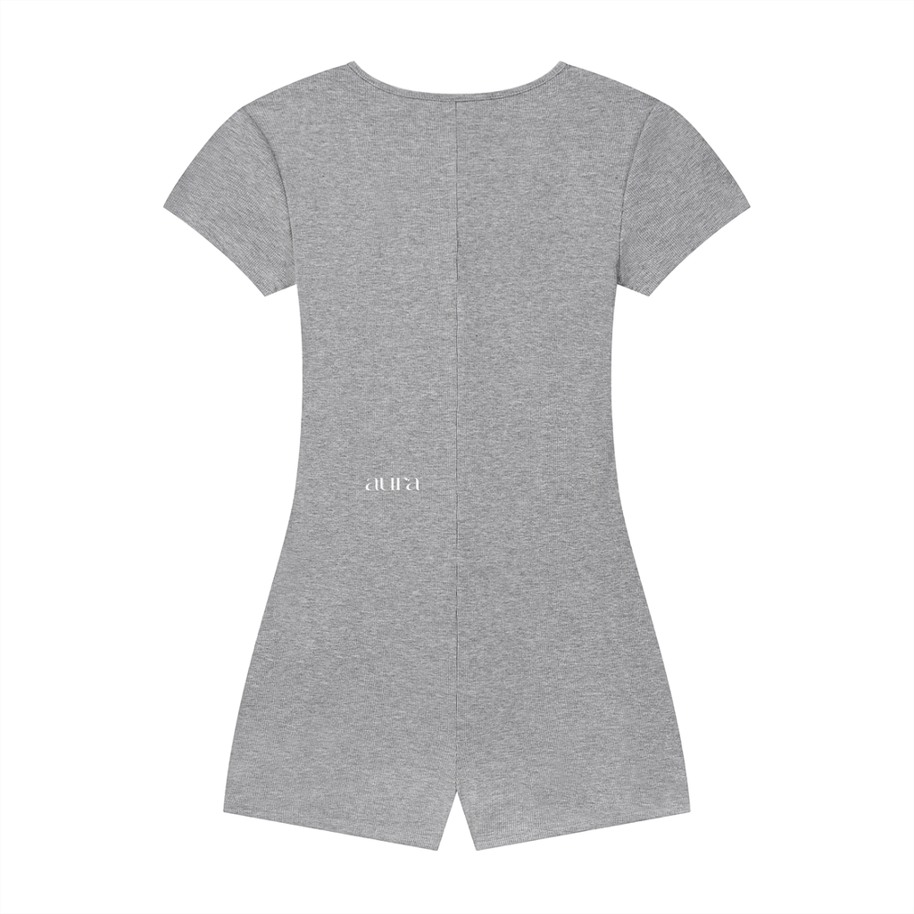 Women's Dual-Function Cape Tie-Waist Romper