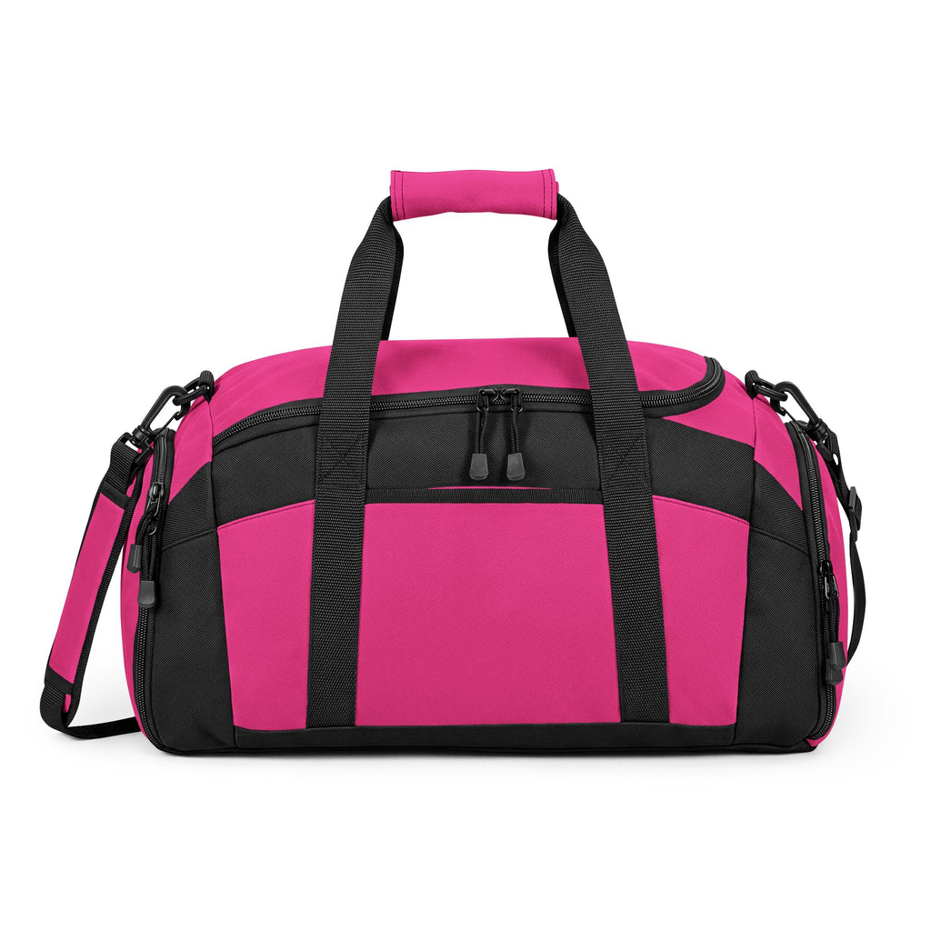 Black Gym Duffle Bag — Durable Athletic Weekender with Shoe & Accessory Pockets