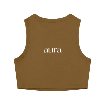 Women's Tight Crewneck Crop Tank Top