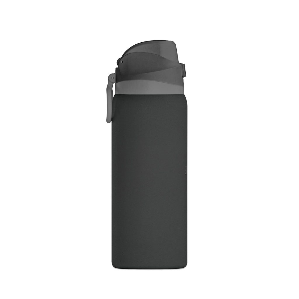 32oz Insulated Water Bottle — Matte Black Oasis, Leak‑Proof Travel Bottle
