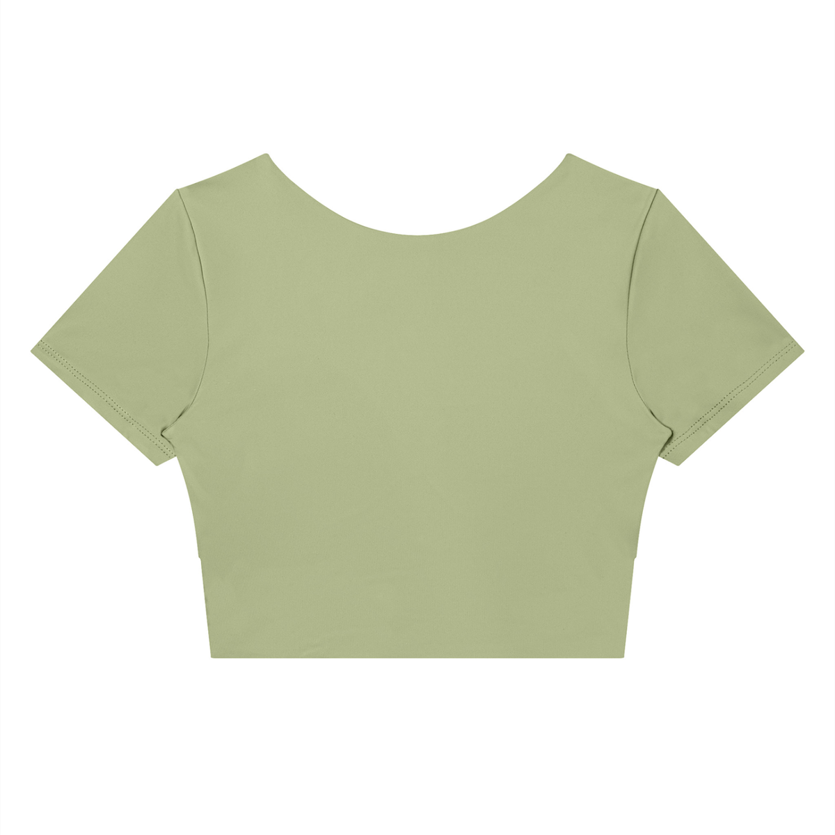 Women's Panelled Crop Yoga T-Shirt