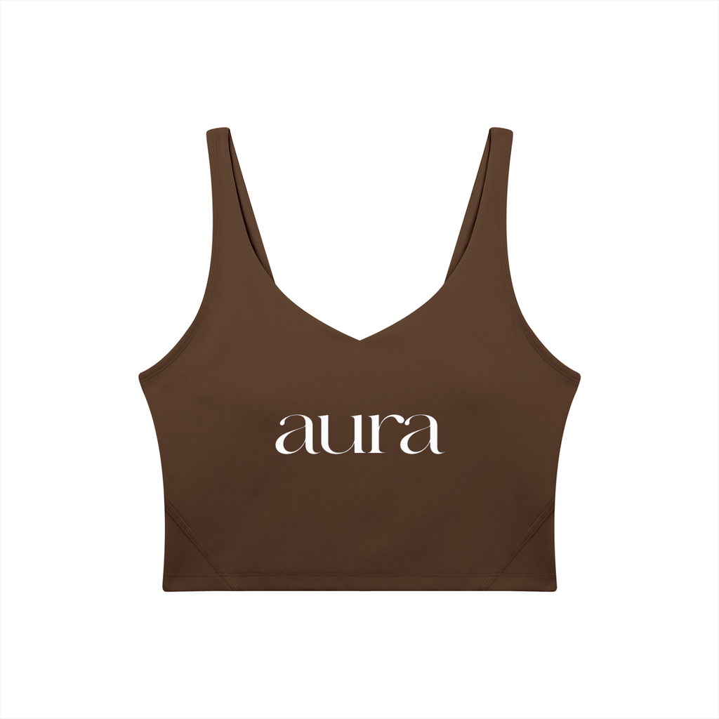 Women's V-Neck Yoga Sports Bra