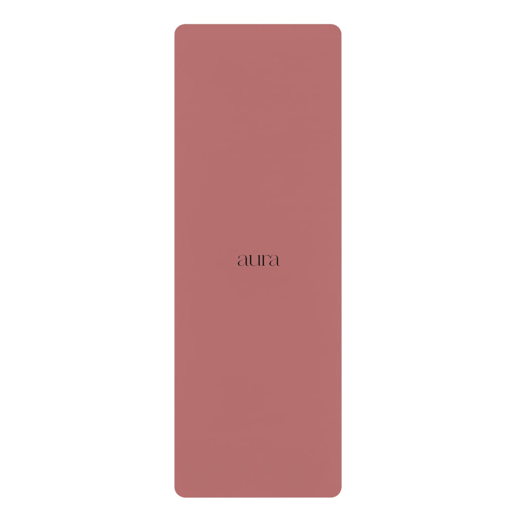 Rubber Yoga Mat — Non‑Slip Eco Grip Mat with "aura" Minimal Design