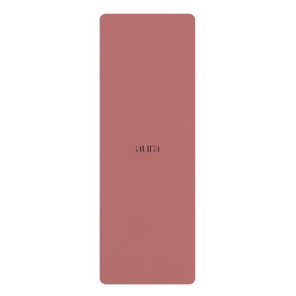 Rubber Yoga Mat — Non‑Slip Eco Grip Mat with "aura" Minimal Design