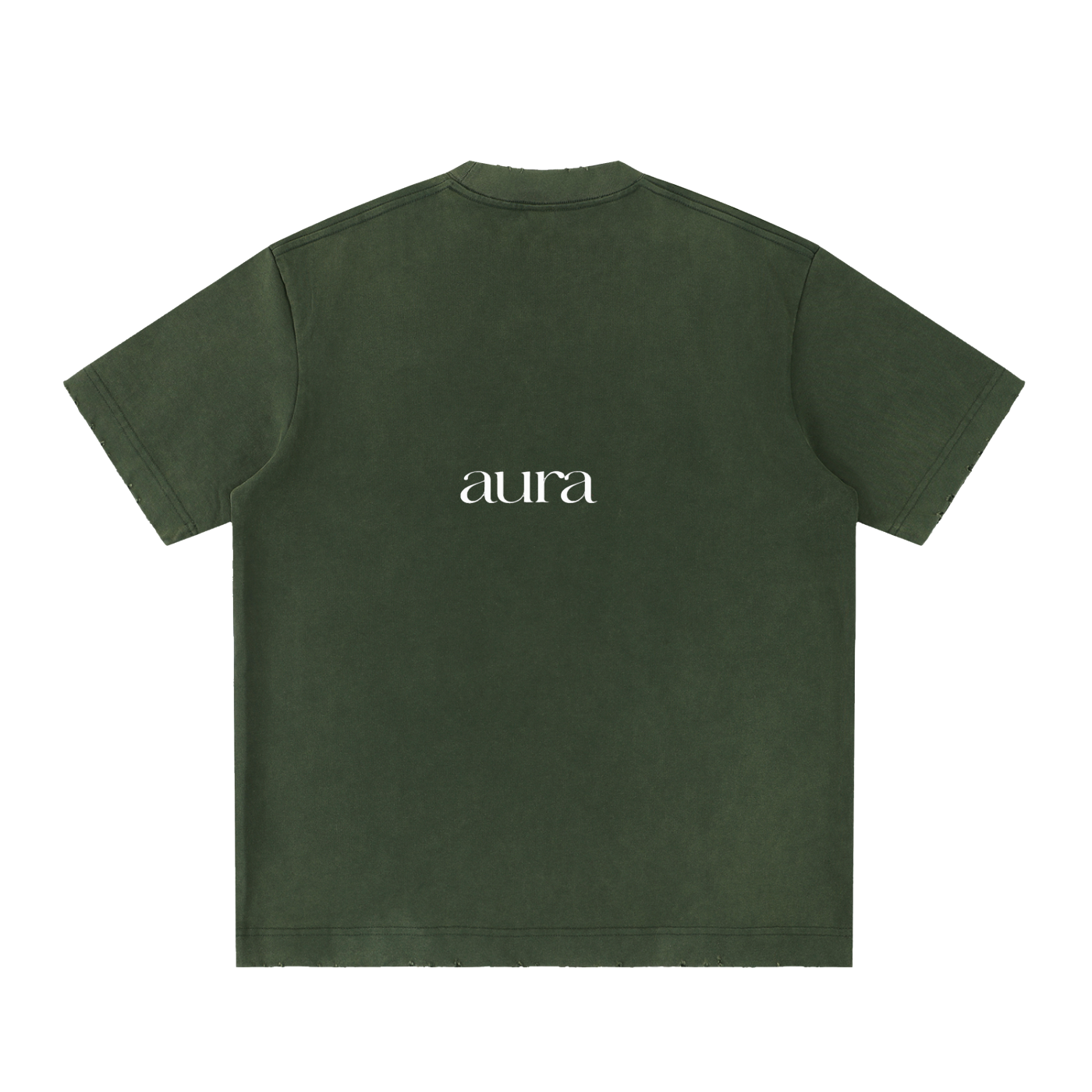 Heavyweight Vintage Washed Frayed T-Shirt