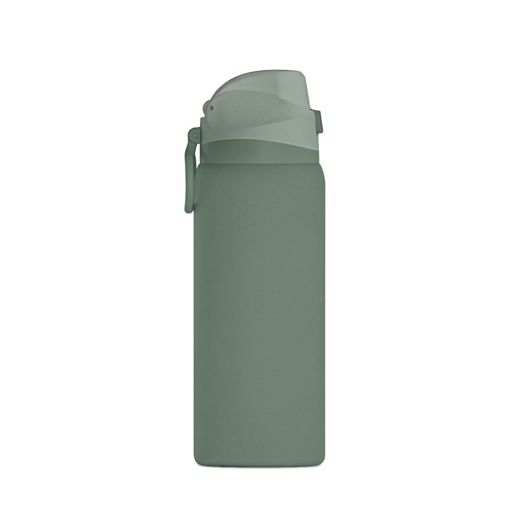 32oz Insulated Water Bottle — Matte Black Oasis, Leak‑Proof Travel Bottle