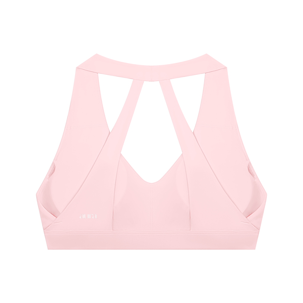 Women's Halter Cropped Sports Bra