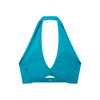Women's Pleated Halter Sports Bra