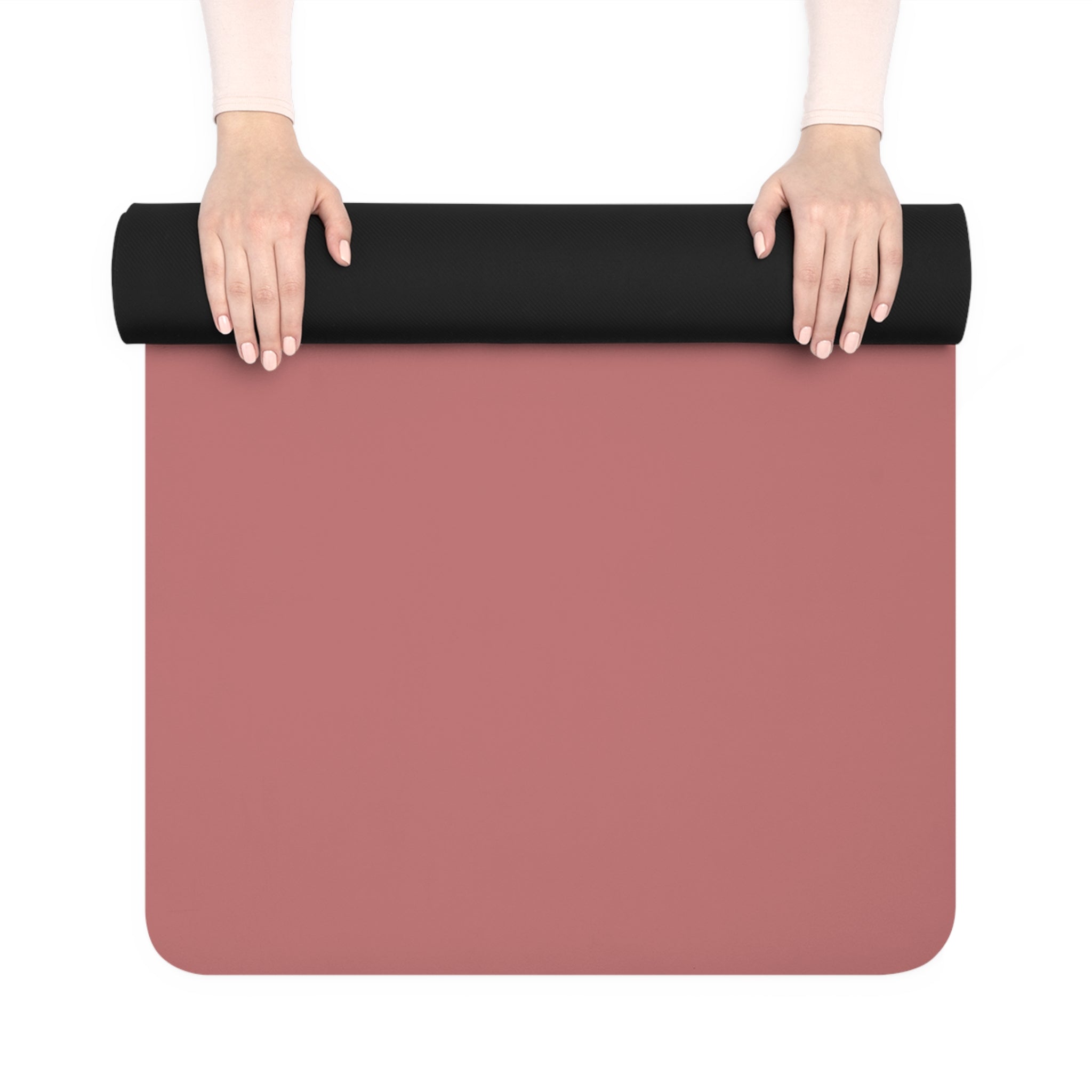 Rubber Yoga Mat — Non‑Slip Eco Grip Mat with "aura" Minimal Design