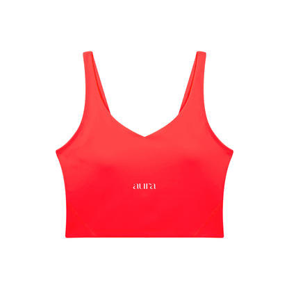 Women's V-Neck Yoga Sports Bra