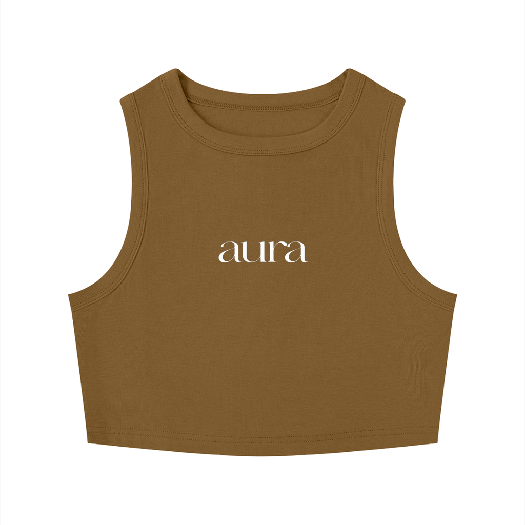 Women's Tight Crewneck Crop Tank Top