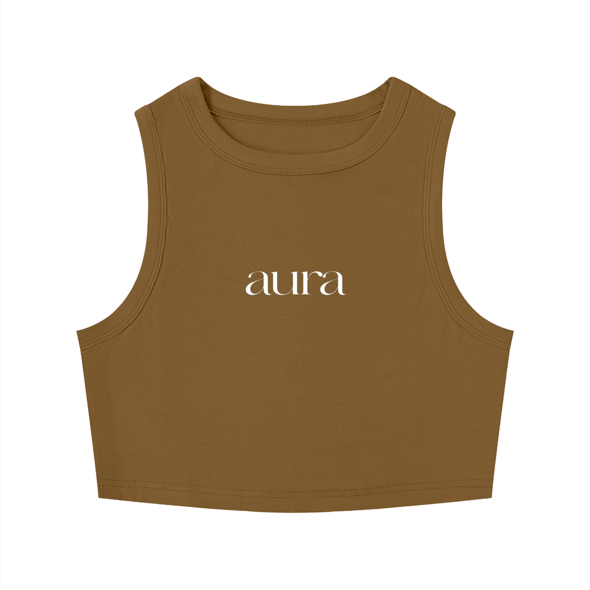 Women's Tight Crewneck Crop Tank Top