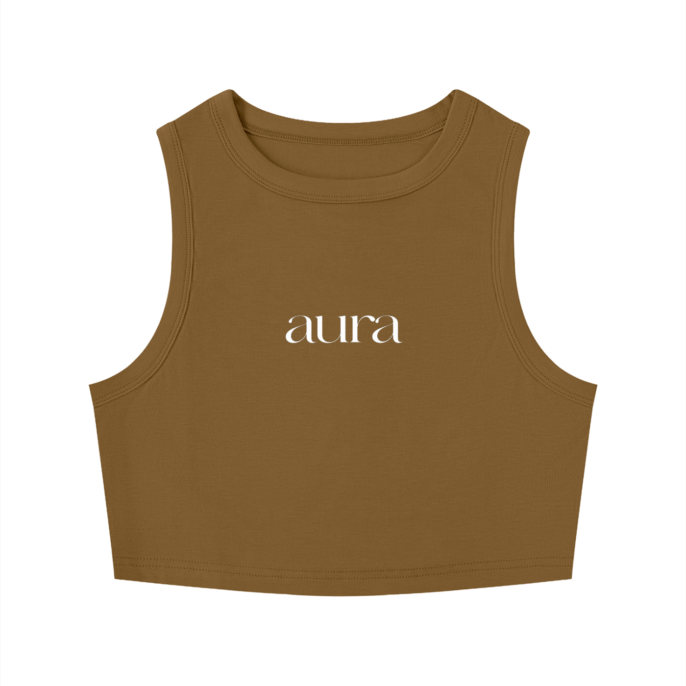 Women's Tight Crewneck Crop Tank Top
