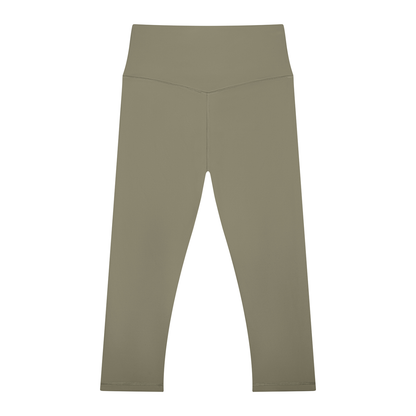 Women's High Waisted Yoga Capri Leggings