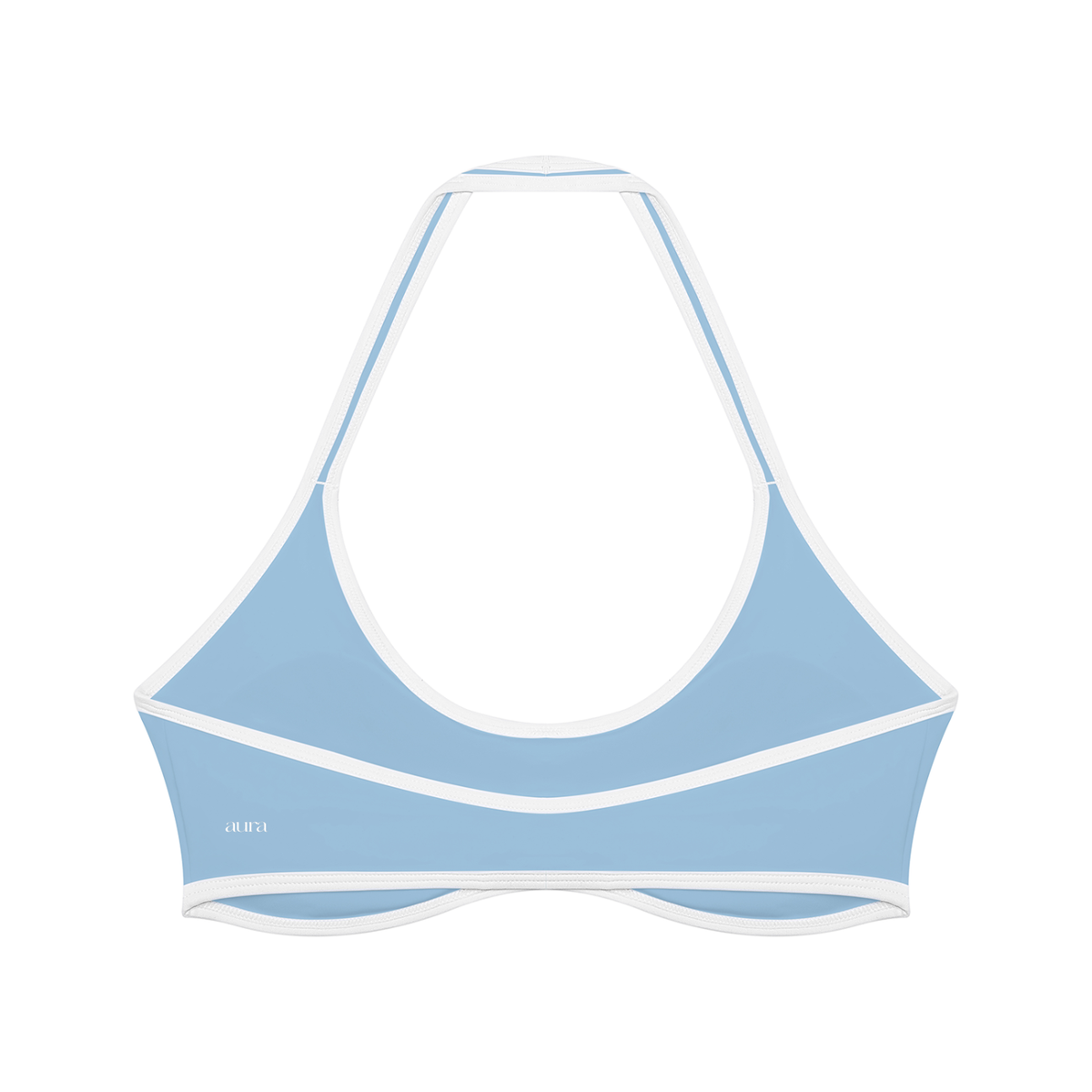 Women's Halter Color Block Yoga Sports Bra