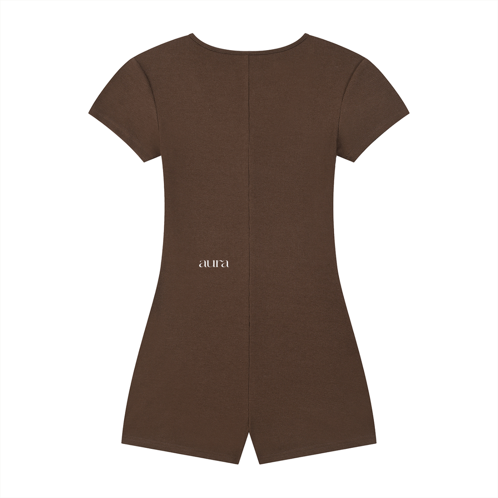 Women's Dual-Function Cape Tie-Waist Romper