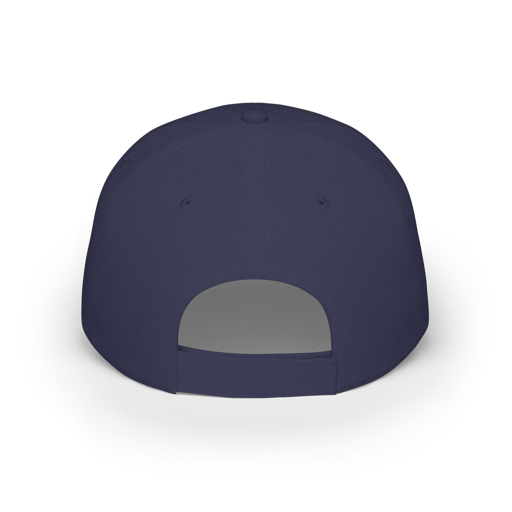 Embroidered Low Profile Baseball Cap — Minimal 'aura.' Design