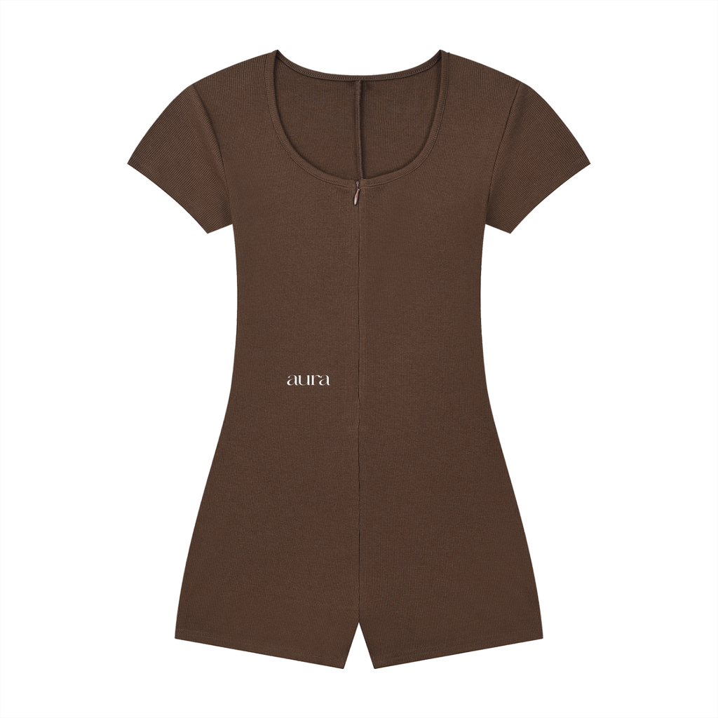 Women's Dual-Function Cape Tie-Waist Romper