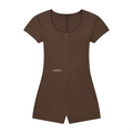 Women's Dual-Function Cape Tie-Waist Romper