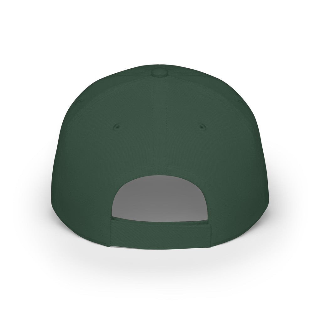 Embroidered Low Profile Baseball Cap — Minimal 'aura.' Design