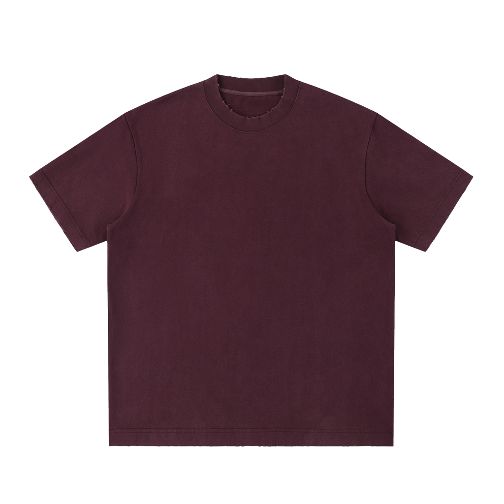 Heavyweight Vintage Washed Frayed T-Shirt