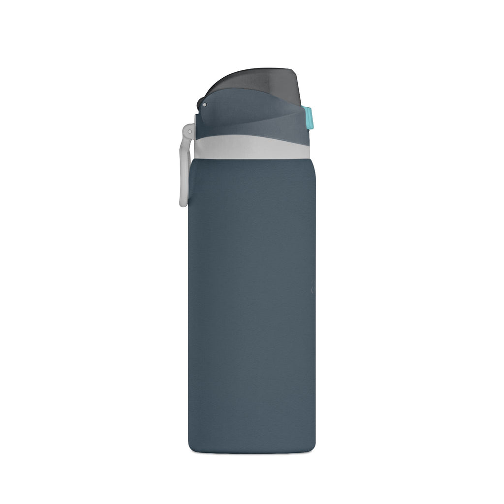 32oz Insulated Water Bottle — Matte Black Oasis, Leak‑Proof Travel Bottle