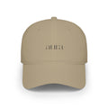 Embroidered Low Profile Baseball Cap — Minimal 'aura.' Design