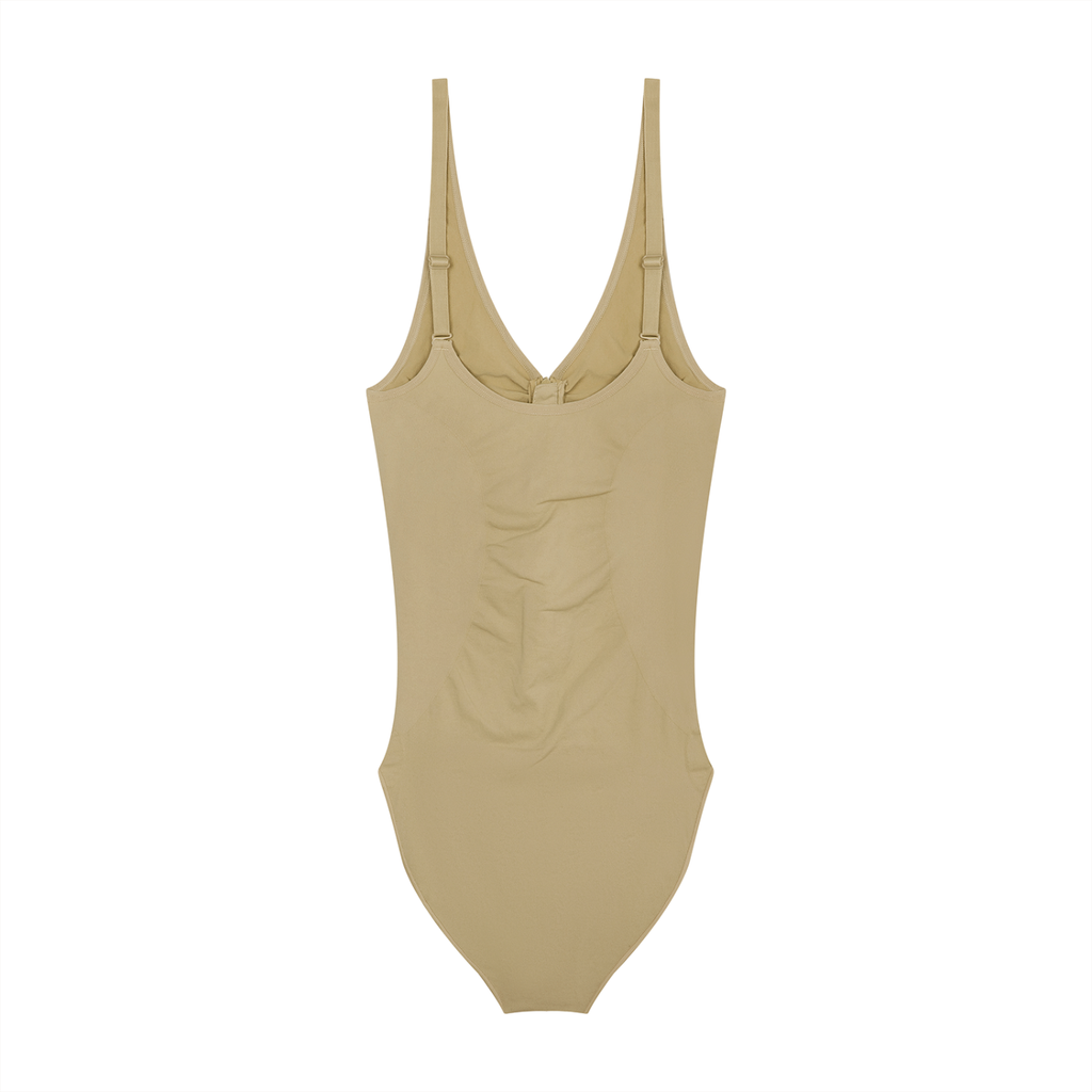Women’s Full-Zip Ruched Bodysuit