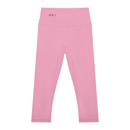 Women's High Waisted Yoga Capri Leggings