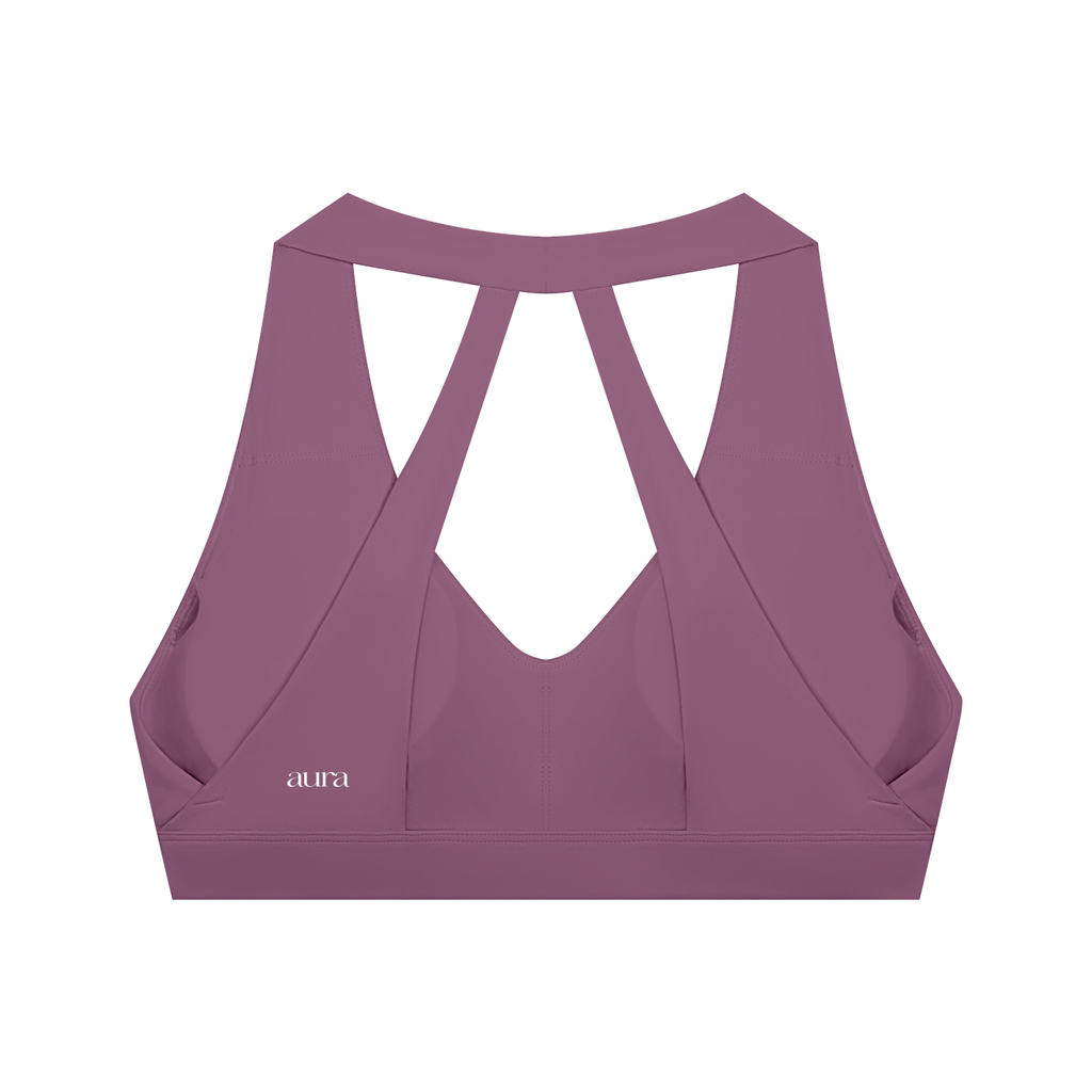 Women's Halter Cropped Sports Bra