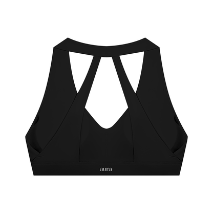 Women's Halter Cropped Sports Bra