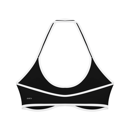 Women's Halter Color Block Yoga Sports Bra