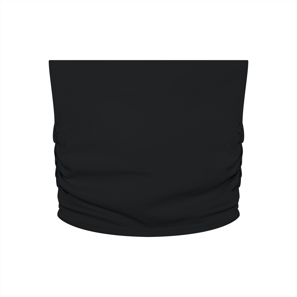Women’s Ruched Cropped Yoga Tube Top
