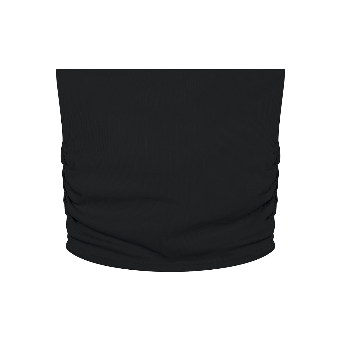 Women’s Ruched Cropped Yoga Tube Top