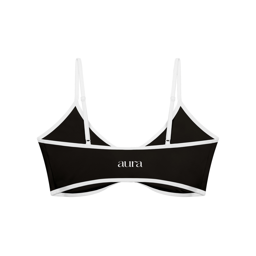 Women's Color Block Ruched V-Neck Sports Bra