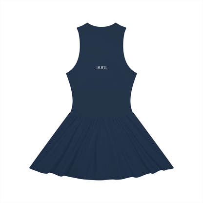Women’s Ruched Sleeveless Full-Zip Dress