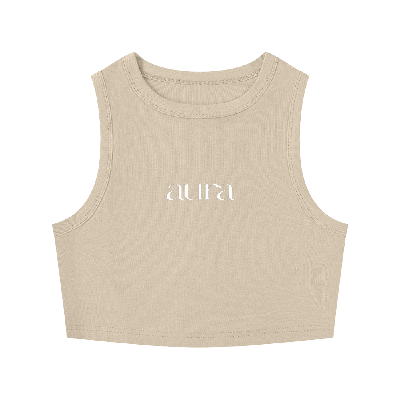 Women's Tight Crewneck Crop Tank Top