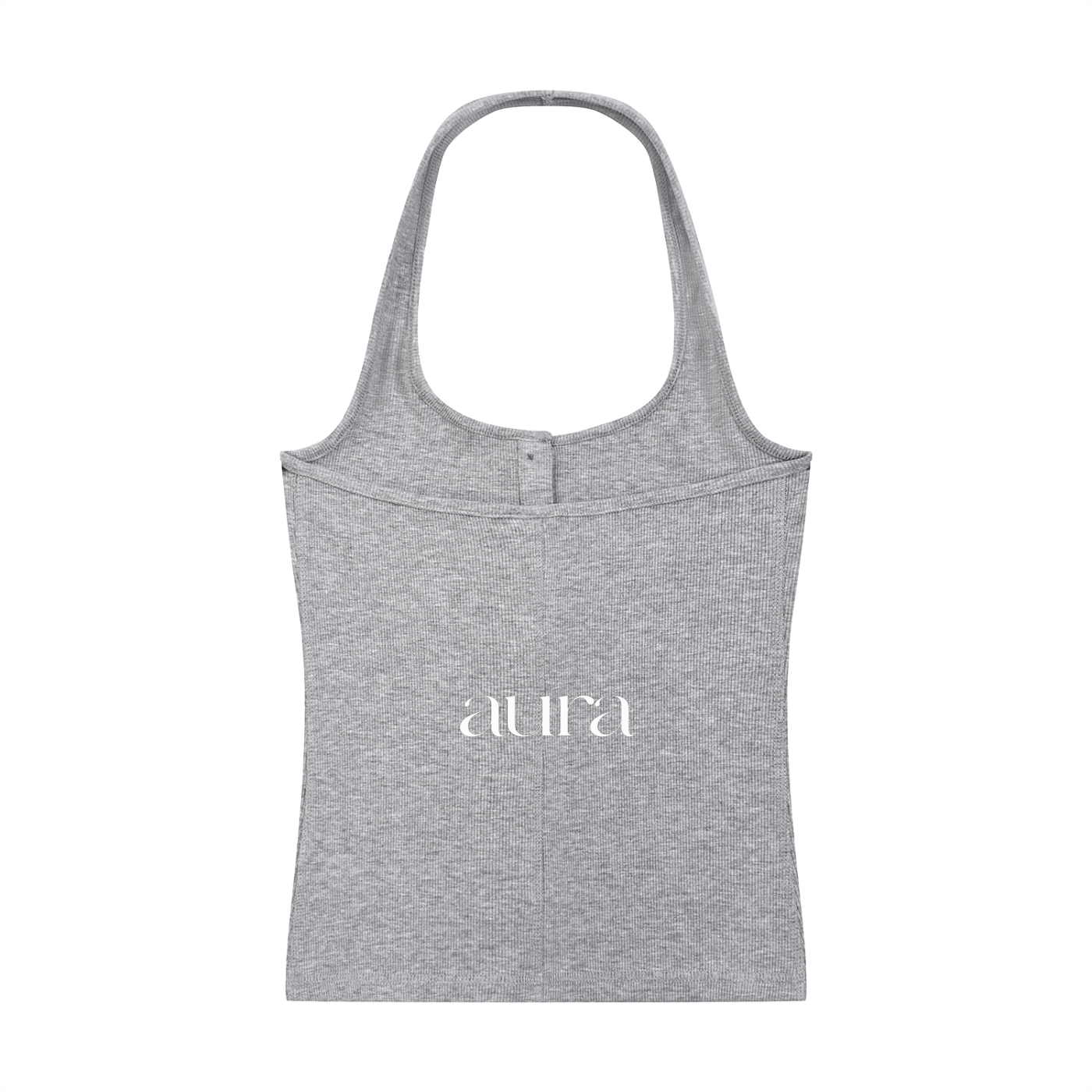 Women's Ribbed Henley Tank Top