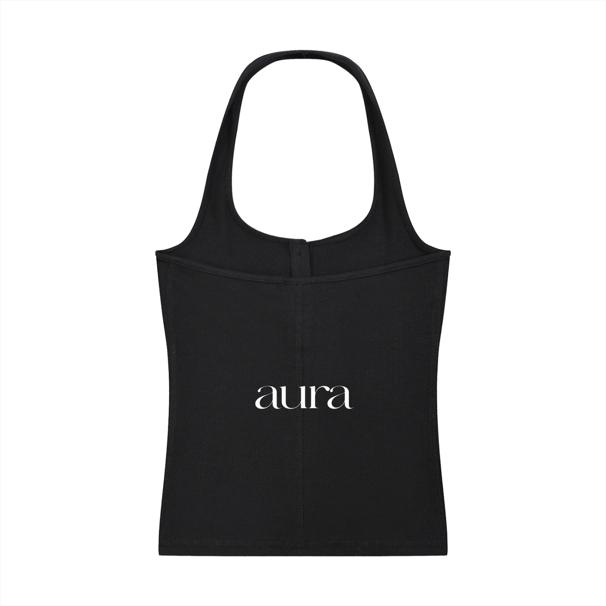 Women's Ribbed Henley Tank Top