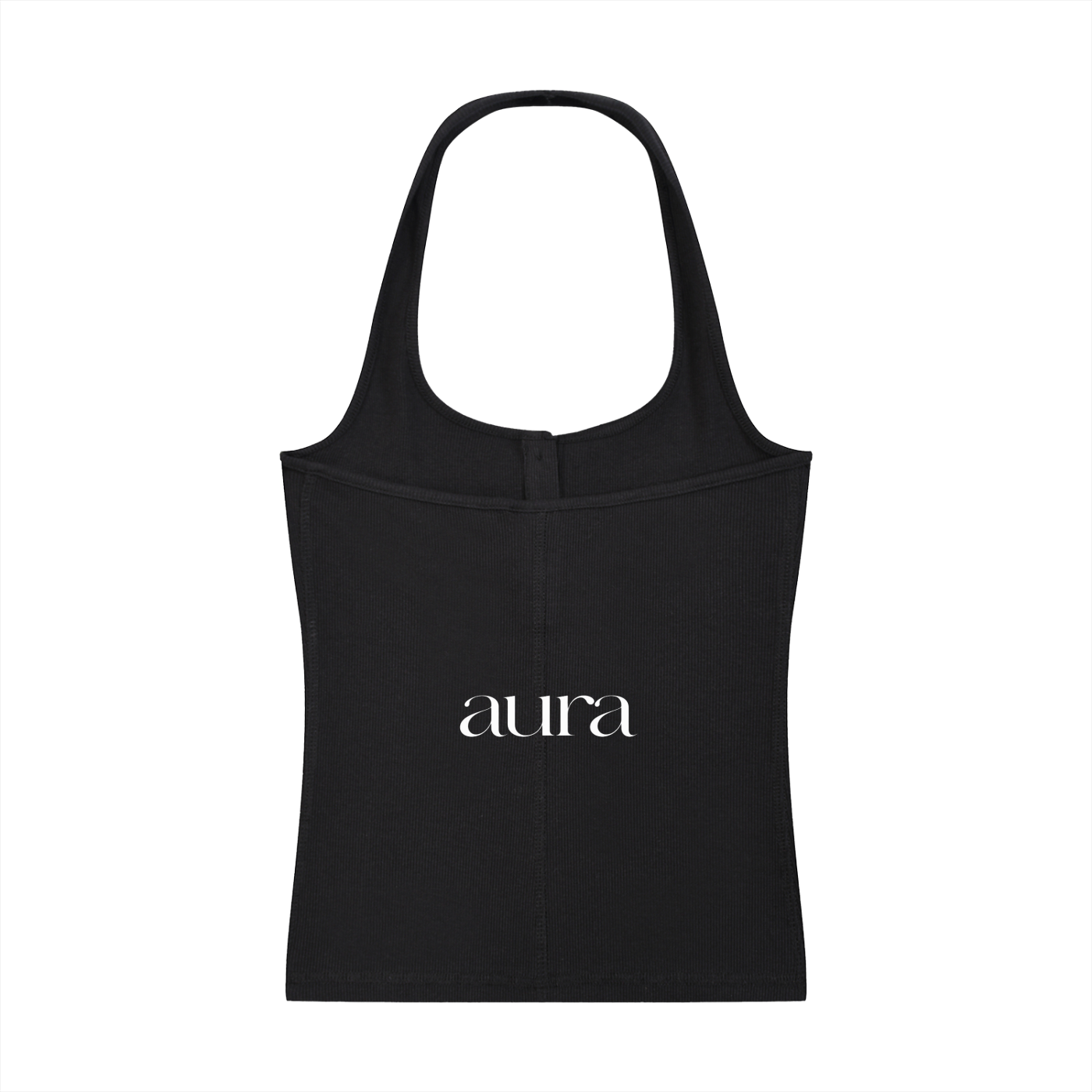 Women's Ribbed Henley Tank Top