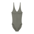 Women’s Full-Zip Ruched Bodysuit