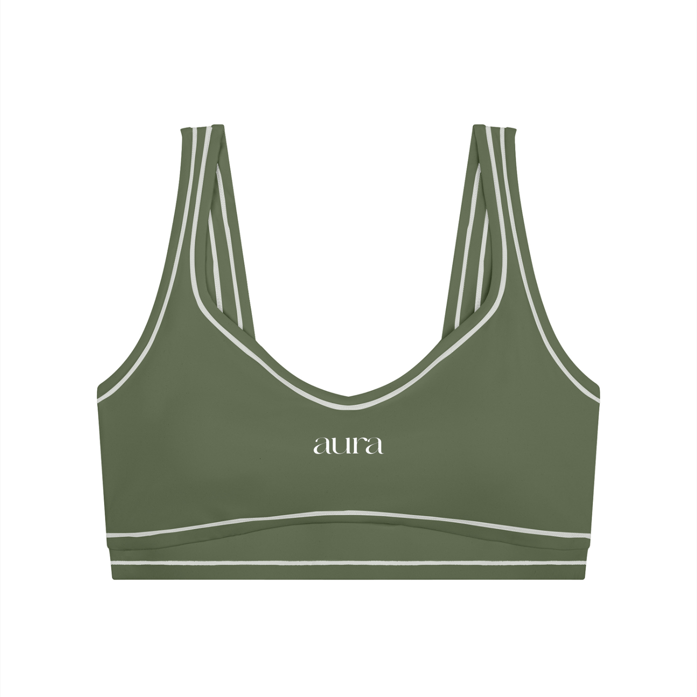 Women’s Topstitching Yoga Sports Bra