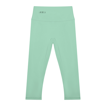 Women's High Waisted Yoga Capri Leggings