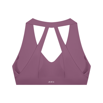 Women's Halter Cropped Sports Bra