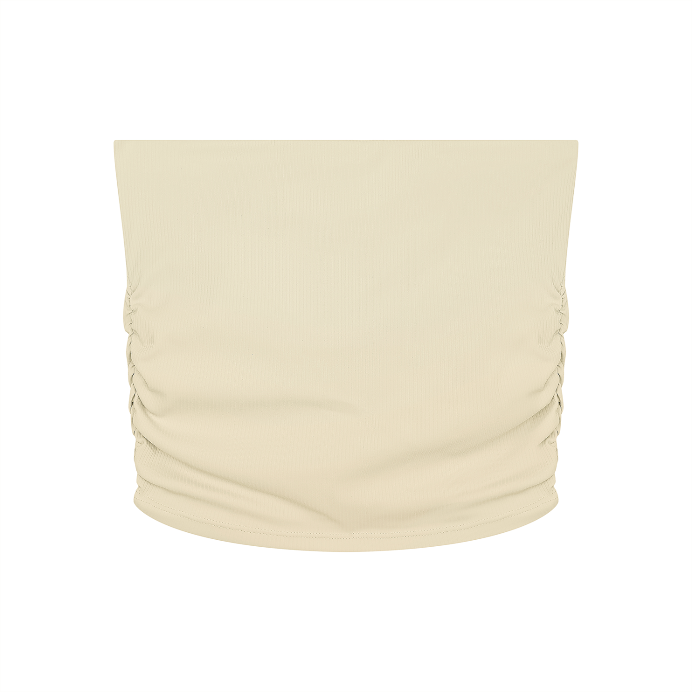 Women’s Ruched Cropped Yoga Tube Top