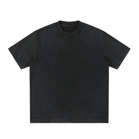 Heavyweight Vintage Washed Frayed T-Shirt