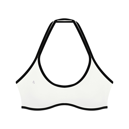 Women's Halter Color Block Yoga Sports Bra